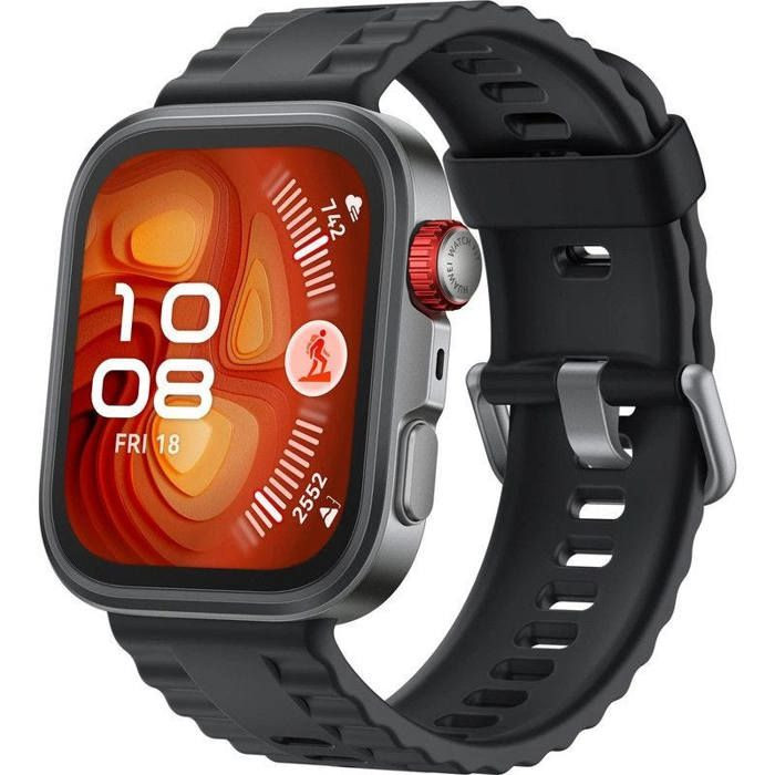 Montre - HUAWEI - Watch Fit 4 Pro - Noire - Autonomie longue durée - Objet connecté