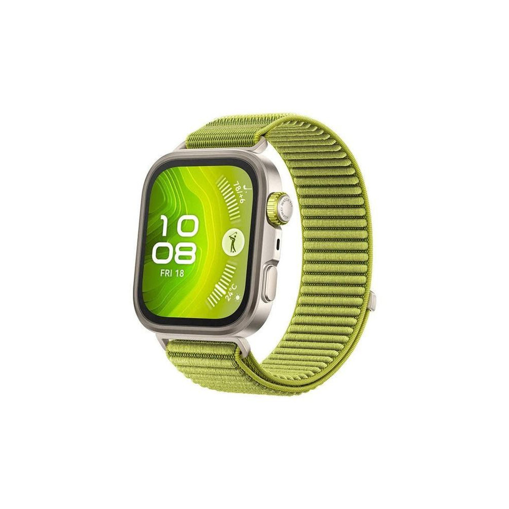 Montre connectée - HUAWEI - Watch Fit 4 Pro - Écran tactile - Vert - Fonctionnalités avancées