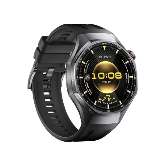Watch GT6 Pro 46 mm Montre connectée AMOLED 1,47" fluoroélastomère noir