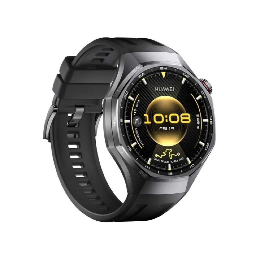 Watch GT6 Pro 46 mm Montre connectée AMOLED 1,47" fluoroélastomère noir