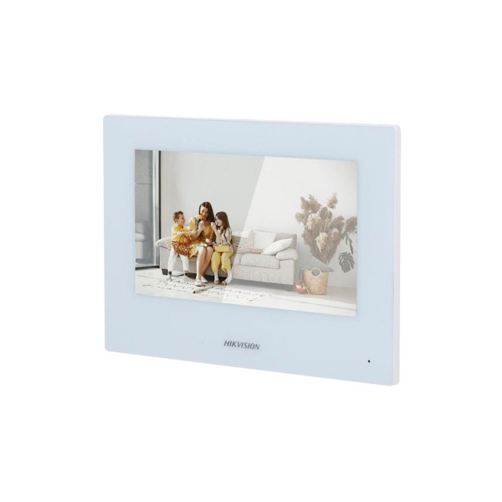 Moniteur dinterphone vidéo tactile TFT Hikvision 7 - DS-KH6320Y-WTE2/Blanc