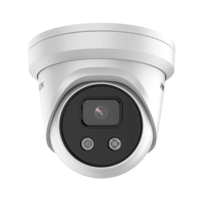Caméra IP Turret Hikvision PRO AcuSense 4MP 2.8mm PoE microphone intégré IP67 DS-2CD2346G2-IU