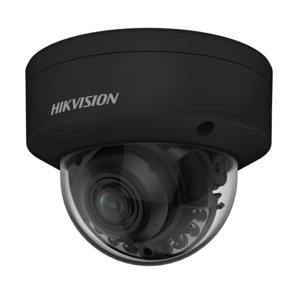 Caméra de Sécurité IP Hikvision Pro Dôme PoE 8MP 2.8~12mm Extérieure IP67 - DS-2CD2787G2HT-LIZS(2.8-12)/eF/BLK