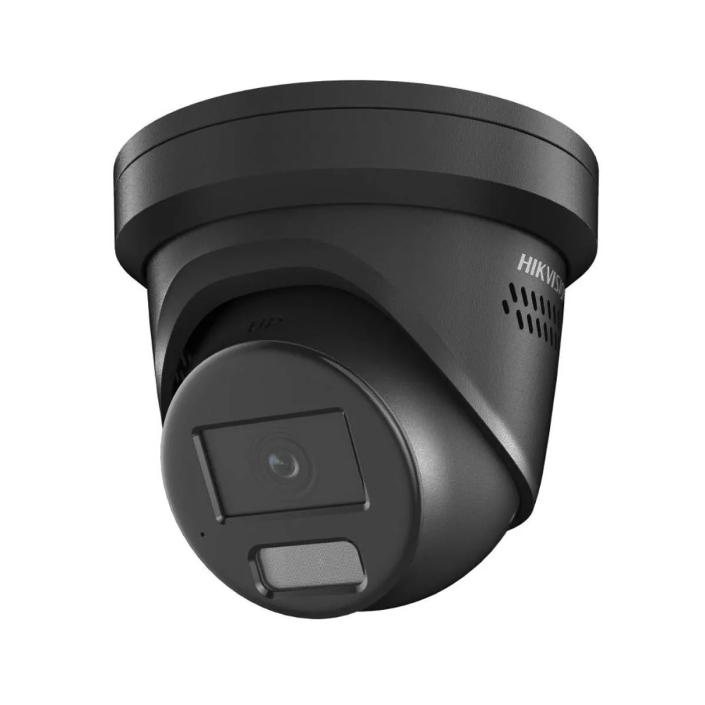 Caméra de Sécurité IP Hikvision Pro Turret ColorVu PoE 4MP 2.8mm Extérieur IP67 - DS-2CD2347G2H-LISU/SL(2.8)/eF/BLK