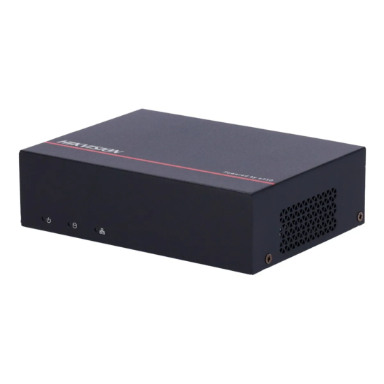Enregistreur DVR Hikvision AcuSense 4 Canaux 1U H.265 avec eSSD Noir - iDS-E04HQHI-XD