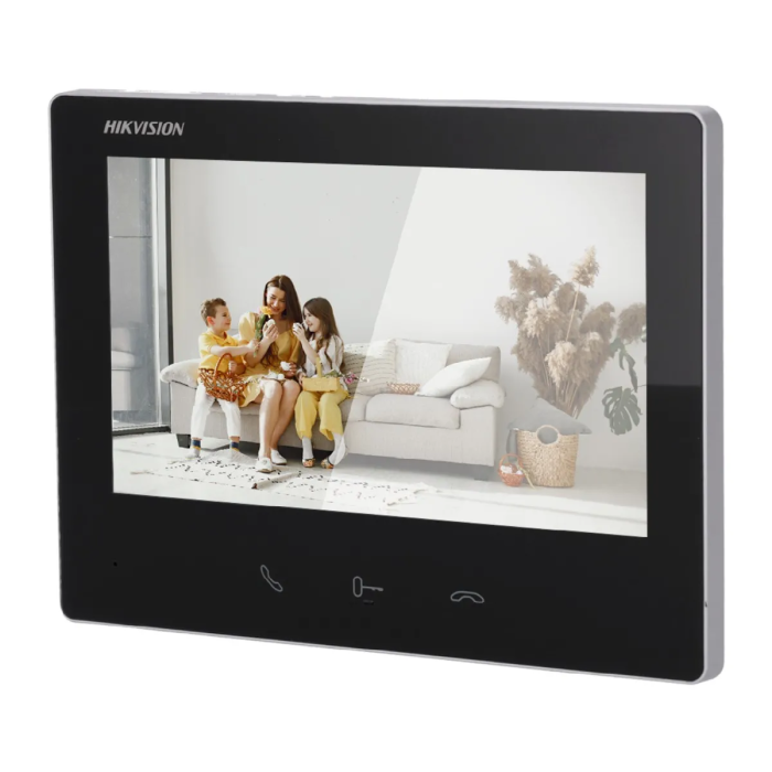 Interphone vidéo Hikvision à écran tactile TFT 7" - DS-KH7300EY-WTE2