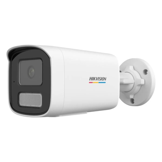 Caméra de Sécurité IP Hikvision Value Bullet ColorVu PoE 4MP 2.8mm Extérieur IP67 - DS-2CD1T47G2H-LIU(2.8mm)