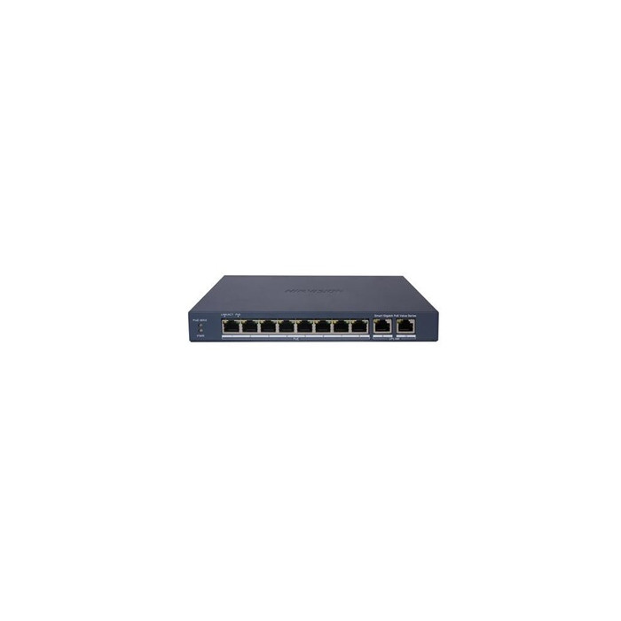 DS-3E1510P-EI/M 8 Port Gigabit Smart POE Switch - PoE Power Budget 60W