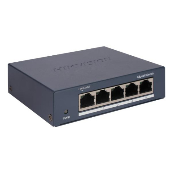 Hikvision DS-3E0505-O commutateur réseau Non-géré Gigabit Ethernet (10/100/1000) Noir - Neuf