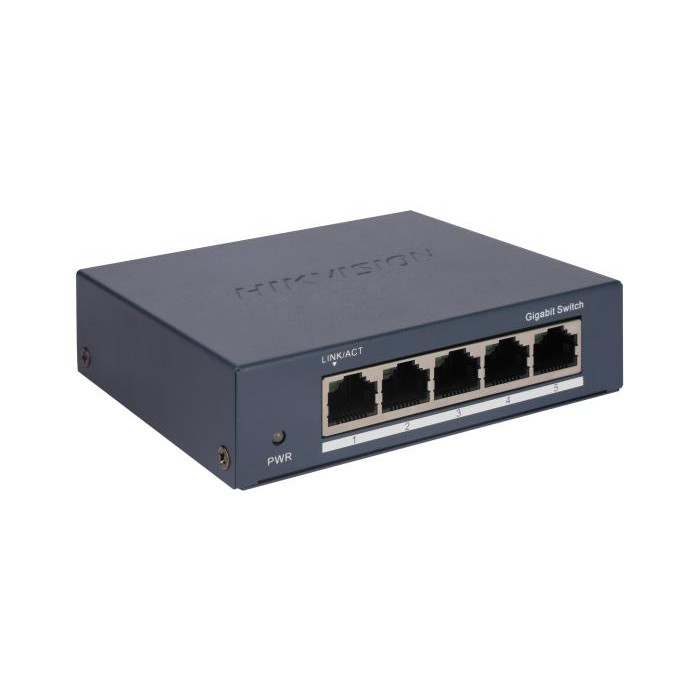 Hikvision DS-3E0505-O commutateur réseau Non-géré Gigabit Ethernet (10/100/1000) Noir - Neuf