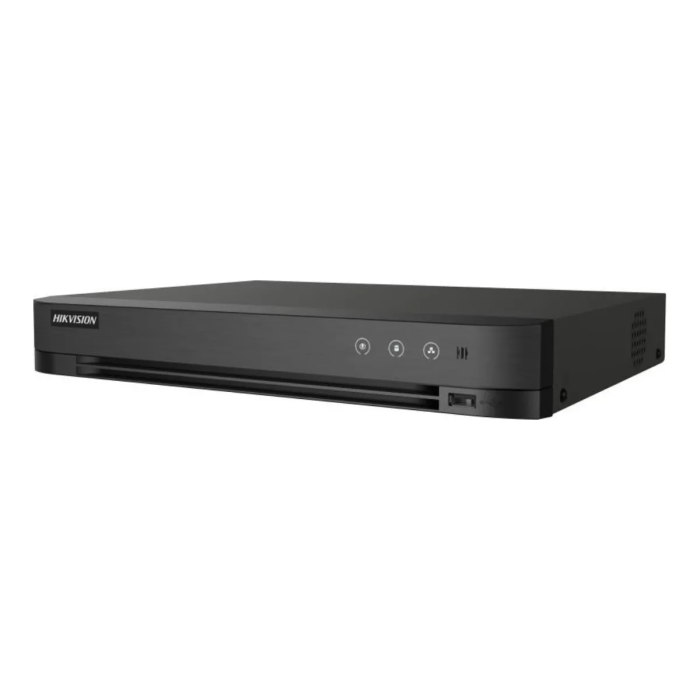 Enregistreur DVR Hikvision 5-en-1 Série PRO 4 Canaux 3K Noir - iDS-7204HQHI-M1/XT/4A+4/1ALM