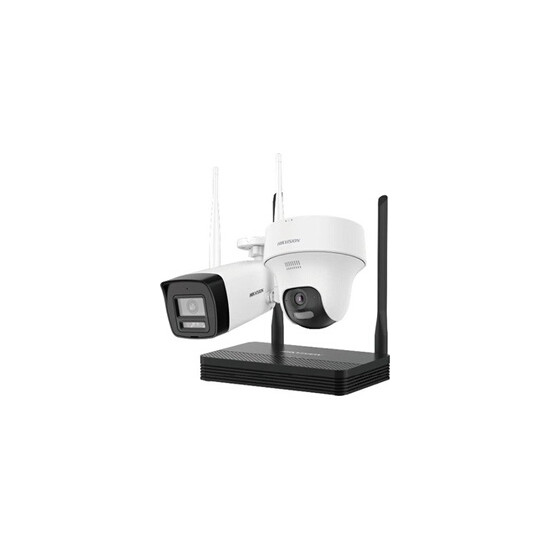 NKS424W02H Kit IP Wi-Fi 4MP H.265 01x Caméra Canon + 01x Caméra Tour Kit WiFi NVS - 512 Go Micro SD