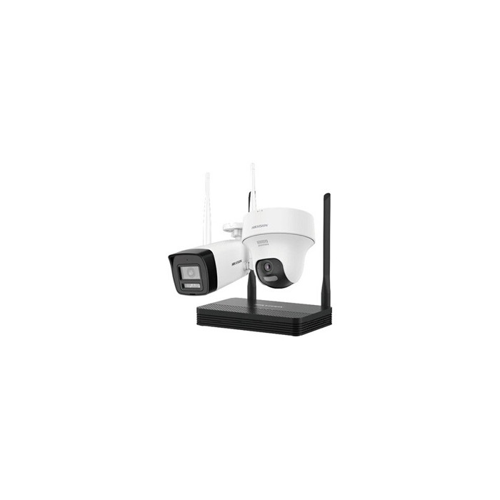 NKS424W02H Kit IP Wi-Fi 4MP H.265 01x Caméra Canon + 01x Caméra Tour Kit WiFi NVS - 512 Go Micro SD