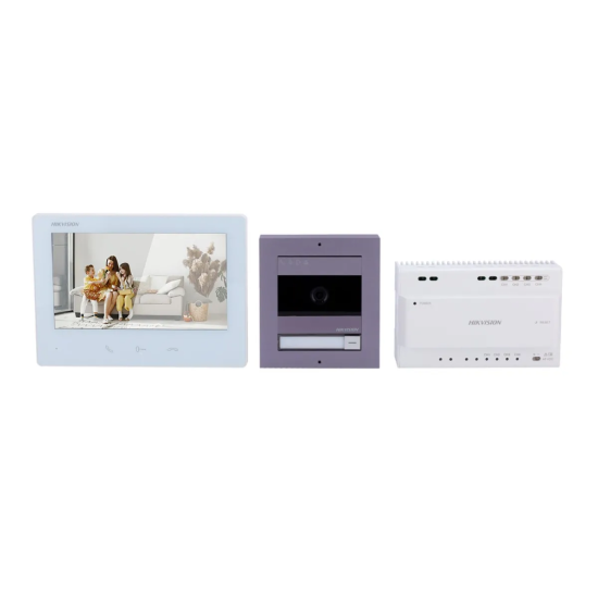 Kit Visiophone IP Hikvision 2MP 4 Boutons IP65
