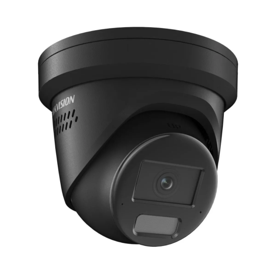 Caméra de Sécurité IP Hikvision Pro Turret PoE 4MP 2.8mm Extérieur IP67 - DS-2CD2346G2H-IS2U/SL(2.8mm)(eF)/BLACK
