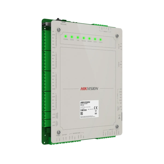 Contrôle d'Accès Hikvision Pro Series Facial/Empreinte Digitale/Carte/QR/PIN Vert - DS-K2622X(P)