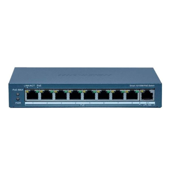 Switch Hikvision 9 Ports 10/100/1000 Mbps PoE - DS-3E1309P-EI(B)
