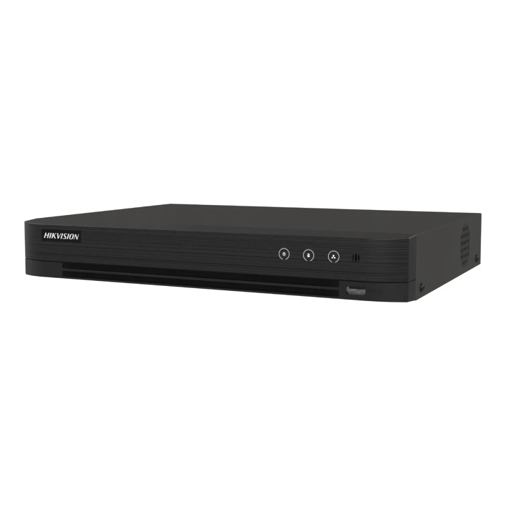 Enregistreur DVR Hikvision 5-en-1 4 Canaux HDTVI/HDCVI/AHD/CVBS 3K AcuSense Jusqu'à 6 Canaux IP