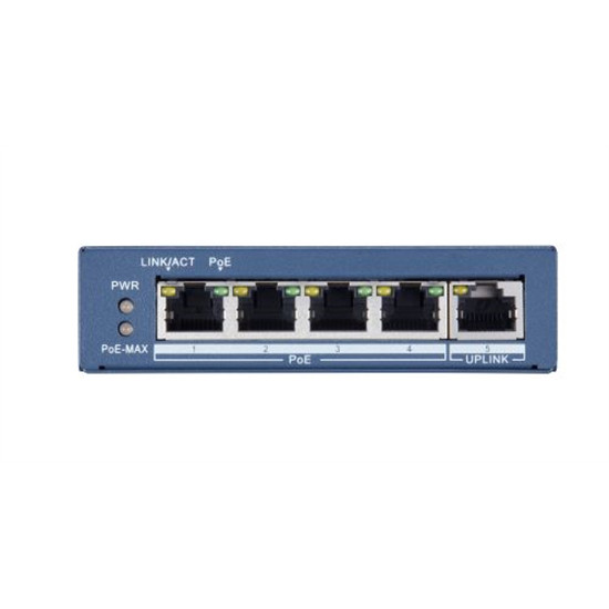 Hikvision DS-3E0505P-E commutateur réseau Non-géré Gigabit Ethernet (10/100/1000) Connexion Ethernet, supportant l'alimentation 