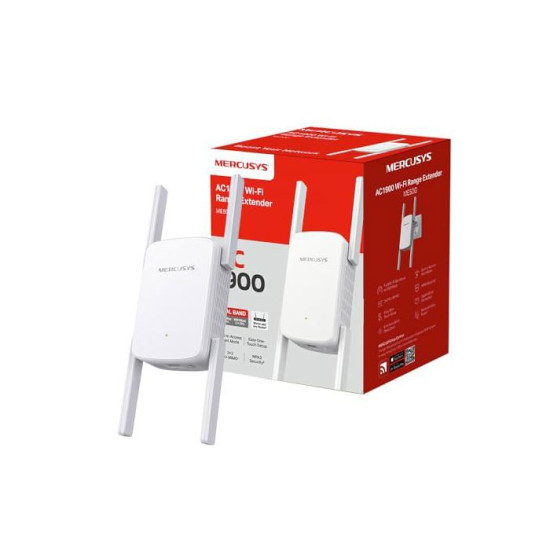 MERCUSYS Répéteur WiFi ME50G Amplificateur Bi-bande WiFi AC1900 Mbps Extender WiFi Deux antennes  gain élevé réglables 1 
