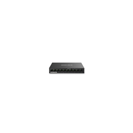 MS110P commutateur réseau Géré Fast Ethernet (10/100) Connexion Ethernet, supportant l'alimentation via ce port (PoE) Noir