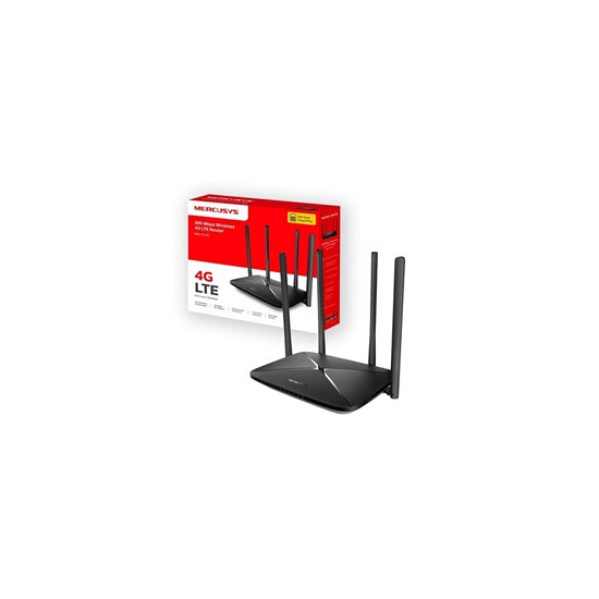 MB115 Router WiFi 4G LTE con SIM, 4 Antenne, 300Mbps, 32 Dispositivi