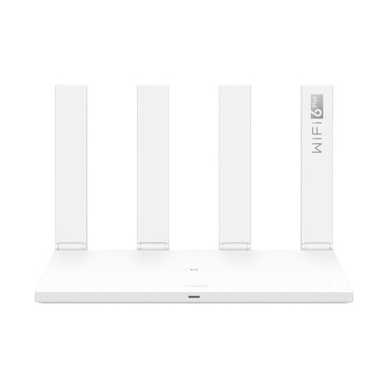Huawei WiFi AX3 (Quad-core) routeur sans fil Gigabit Ethernet Bi-bande (2,4 GHz / 5 GHz) Blanc - Neuf