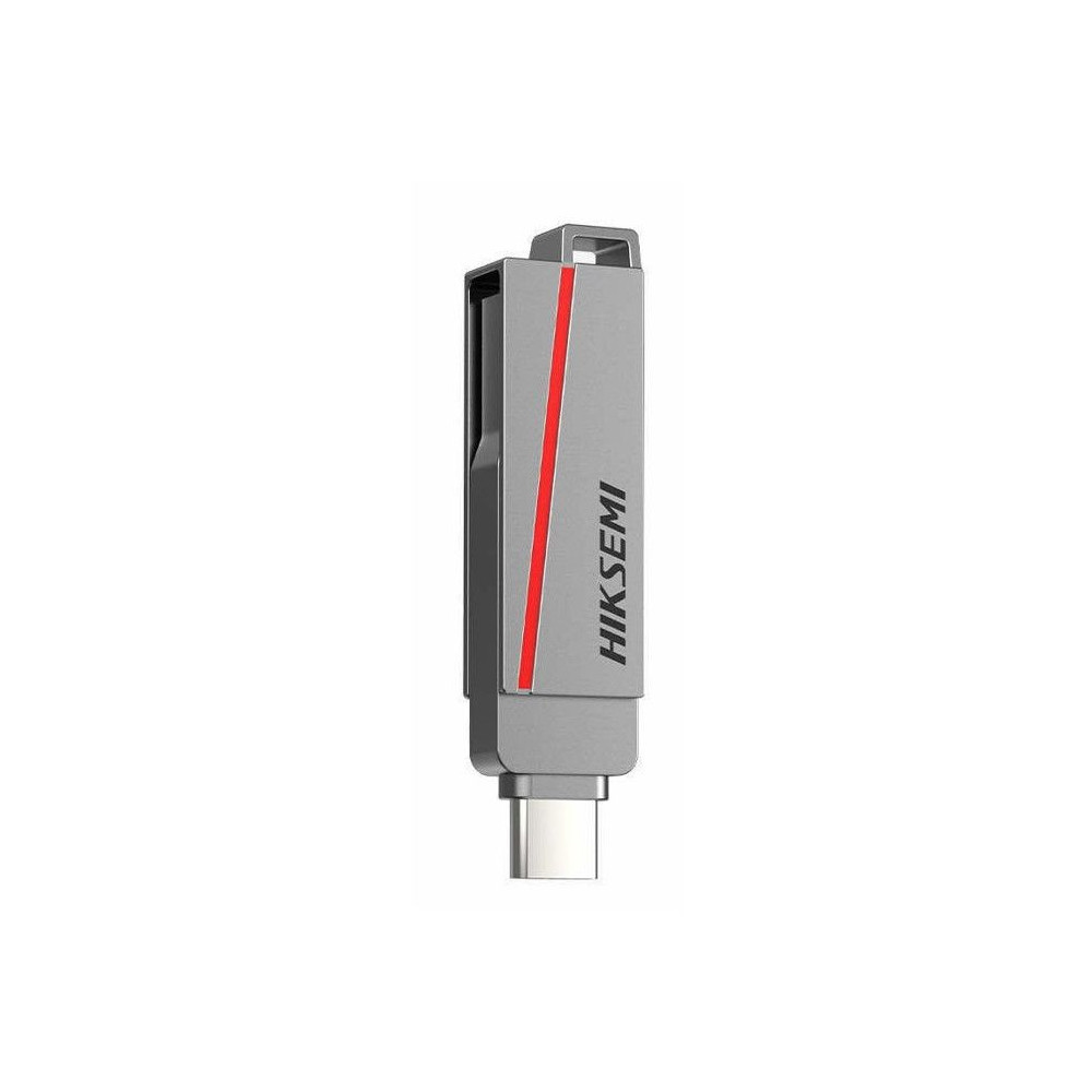 CLE USB HIKSEMI 32 GB Série E307C U3  Dual USB 3.2 et USB Type C Coloris Grey