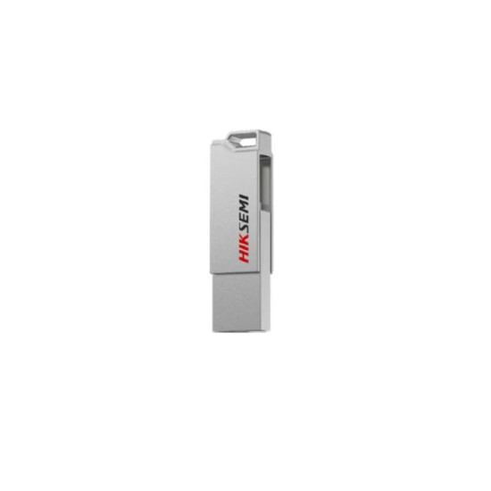 CLE USB HIKSEMI 64 GB Série E327C U3 Dual USB 3.2 et USB Type C  Coloris Silver - Neuf