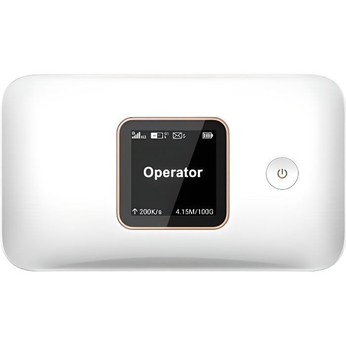 Routeur sans fil - Huawei - E5785-330 - Blanc - Galet 4G catégorie 7 - WiFi 25Ghz et 5Ghz - Batterie 3.000 mAH
