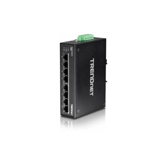 TRENDnet TI-G80 commutateur réseau Non-géré L2 Gigabit Ethernet (10/100/1000) Noir