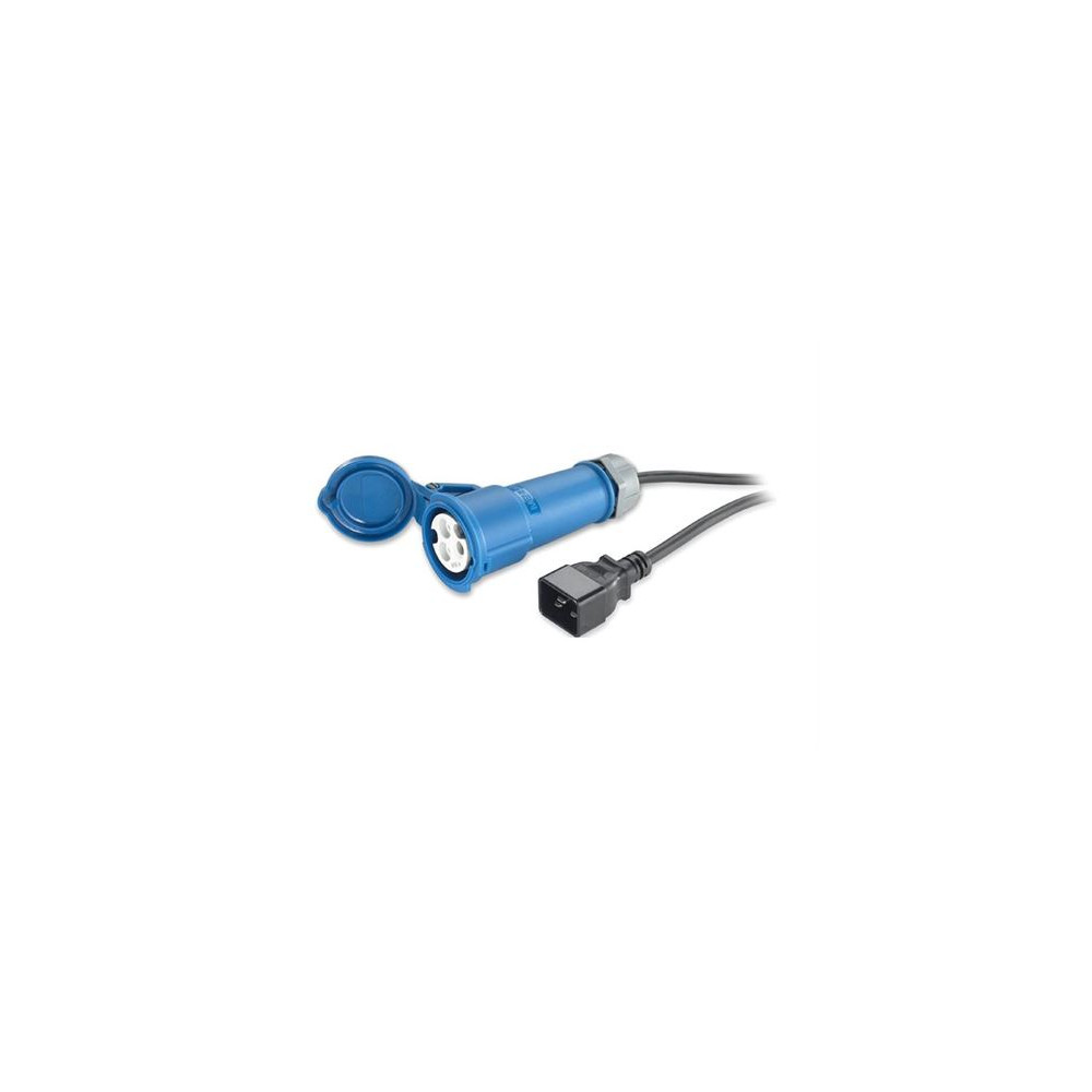 APC - Câble d'alimentation - IEC 60320 C20 pour IEC 60309 16A (F) - CA 230 V - 16 A - 2.5 m - noir - pour P/N: AP98892F, AP98894
