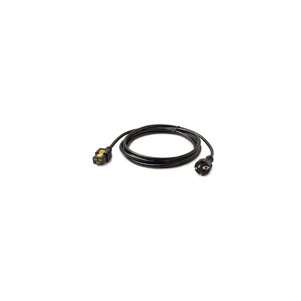 APC - Câble d'alimentation - IEC 60320 C19 pour power CEE 7/7 (M) - CA 240 V - 16 A - 3 m - noir - pour P/N: SMT2200I-AR, SMT220
