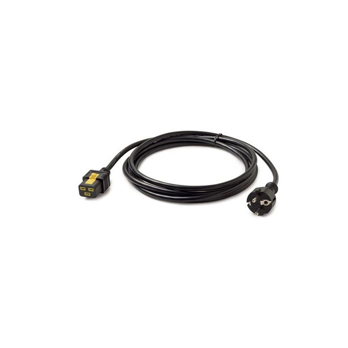 APC - Câble d'alimentation - IEC 60320 C19 pour power CEE 7/7 (M) - CA 240 V - 16 A - 3 m - noir - pour P/N: SMT2200I-AR, SMT220