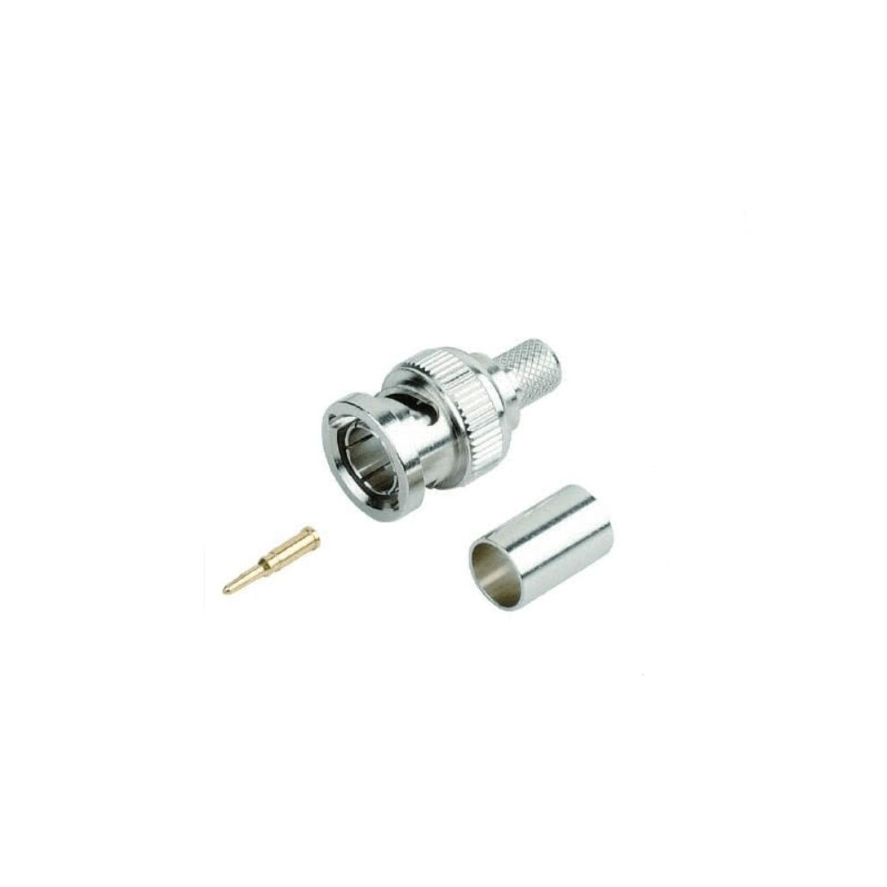 APBC13M - Connecteur à sertir micro bnc mâle pour RG174