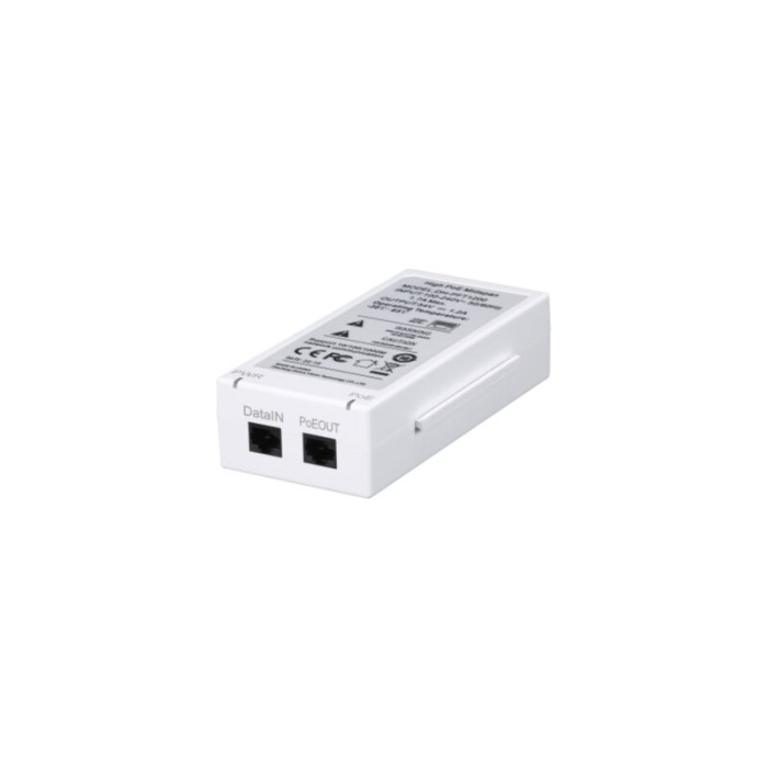 Dh-pft1200 - Highpoe Injector 1 Port 802.3at 60w Max 10-100-1000mbit - Dahua