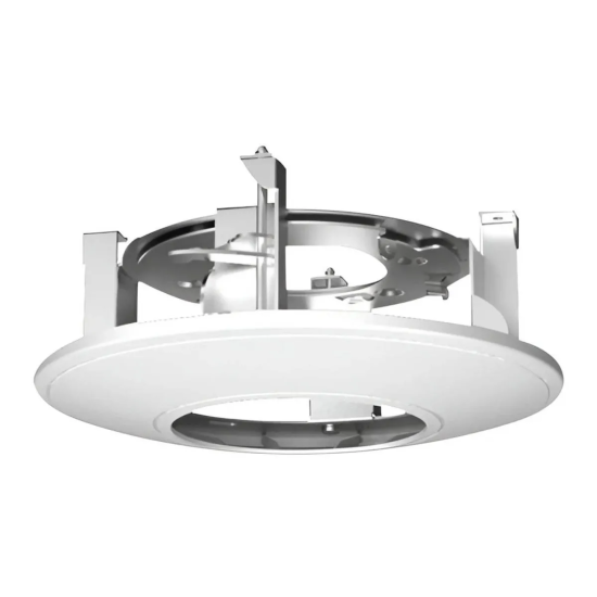 Support plafond pour caméra de sécurité dôme Hikvision blanc DS-1227ZJ