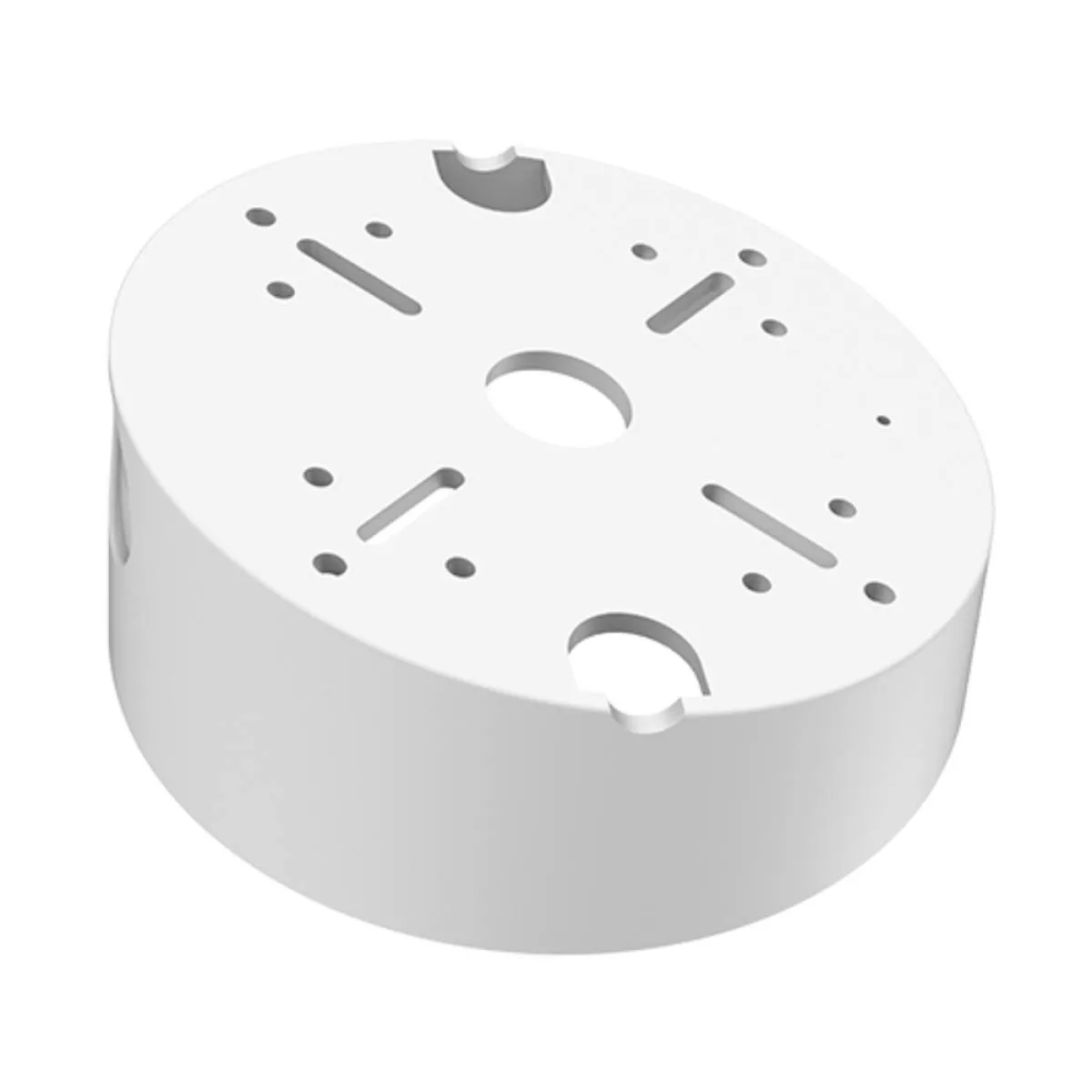 Suporte de teto inclinado - Apto para dome - Apto para uso no exterior - Cor branco - Liga de alumínio