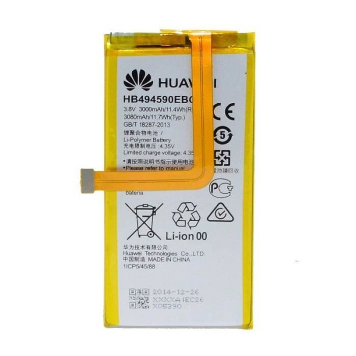 Huawei Honor 7 origine Batterie HB494590EBC 3000 mAh