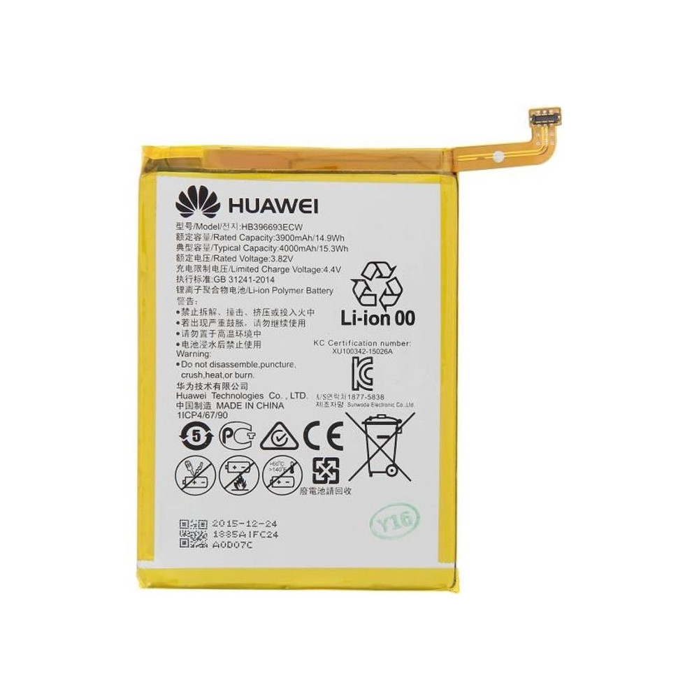 Batterie - HUAWEI - Mate 8 - 4000mAh - Li-ion - Hydrure de nickel/ion lithium