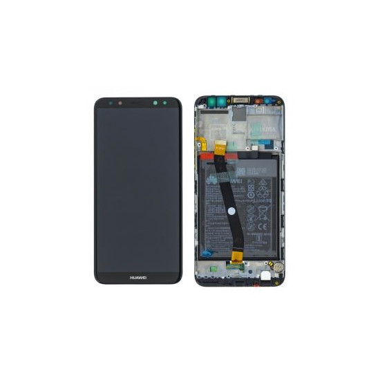 Ecran complet Huawei Mate-10 LITE noir assemblé sur châssis