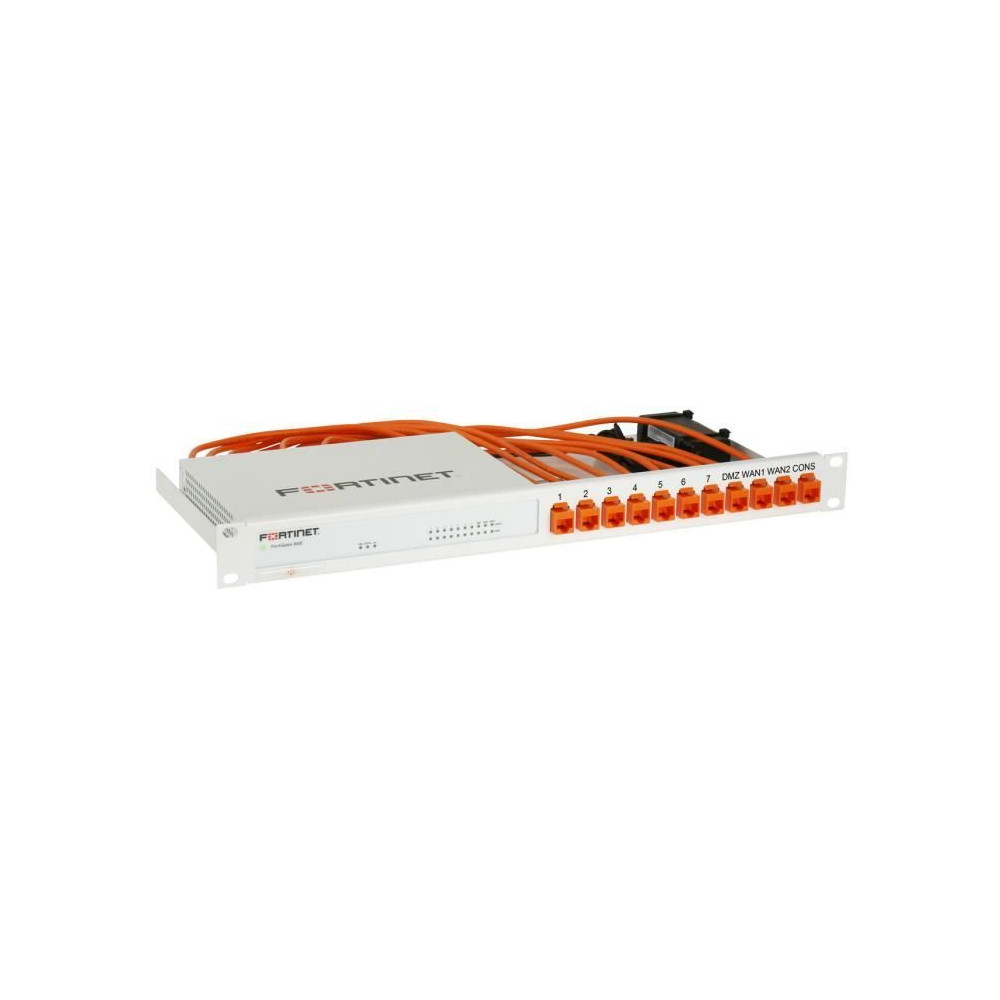 Rack pour pare-feu - Fortinet - RM-FR-T10 - Noir - Compatible Fortigate 60E - Accessoire de rack