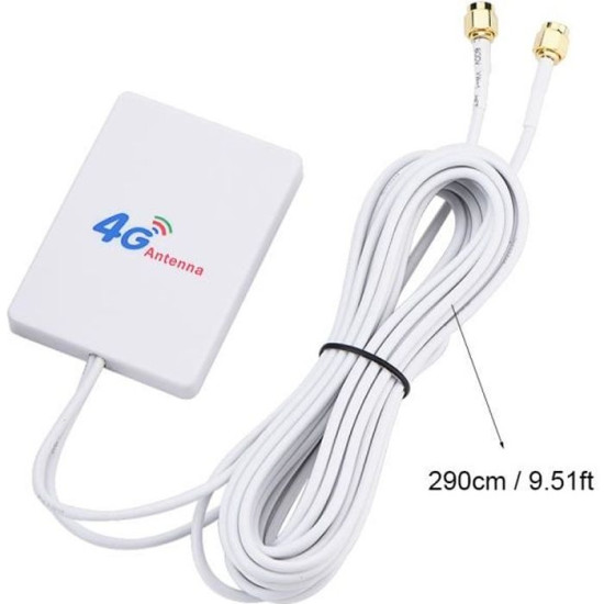 Antenne damplificateur de signal 4G 3G LTE  gain élevé pour routeur mobile HuaWei E398 SMA mâle -YES