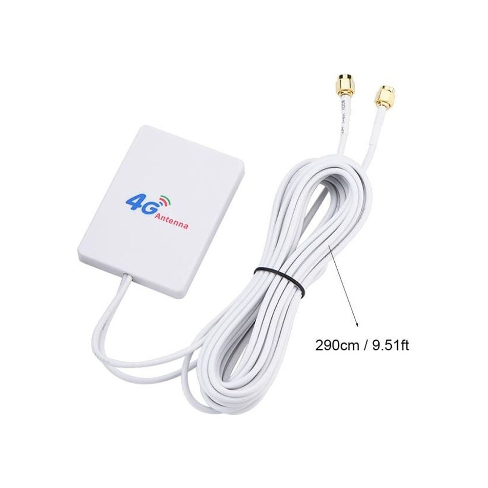 Antenne damplificateur de signal 4G 3G LTE  gain élevé pour routeur mobile HuaWei E398 SMA mâle -YES