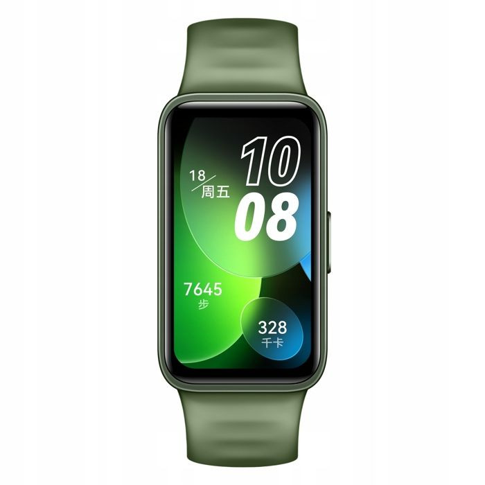Bracelet Connecté - Huawei - Band 8 - Vert - Écran AMOLED - Autonomie 14 Jours