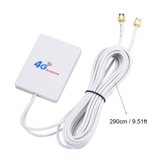 Antenne 4G - HuaWei - E398 - Gain 28dBi - Câble 290cm - Polarisation verticale