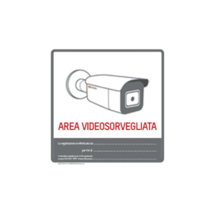 Privacy Video Surveillance Area Sign - 150104813 - Hikvision