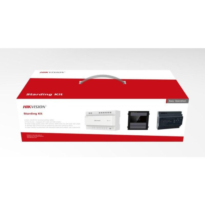 Hikvision - 2-wire Hd Starter Kit Max 6w 2mp Ds-kis711 - 305304924