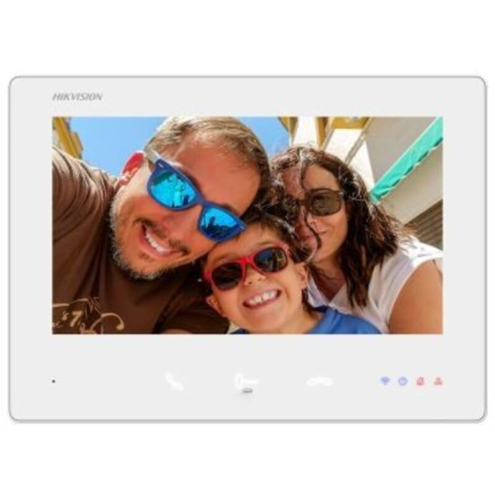 Visiophone Hd Hikvision 4w 1024x600p Blanc Ds-kh7300ey-wte2/white - 305304860