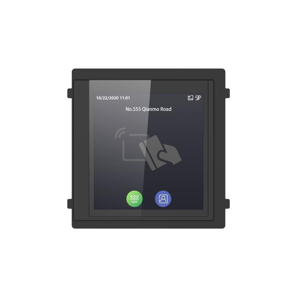 Module D'Affichage Tactile Ds-kd-tdm De 4 Pouces 480x480p Avec Lecteur De Cartes - 305302659 - Hikvision